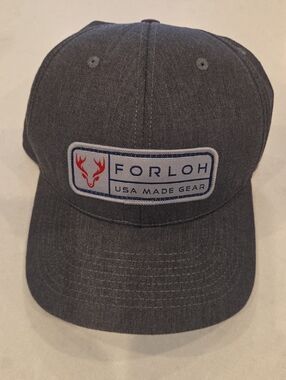 Forloh Men's Gray Patch Cap